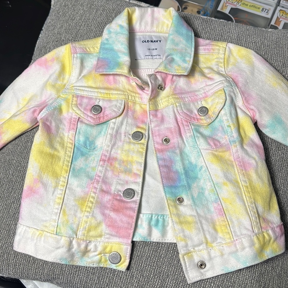 Pastel Colored Denim Jacket - Picture 1 of 3